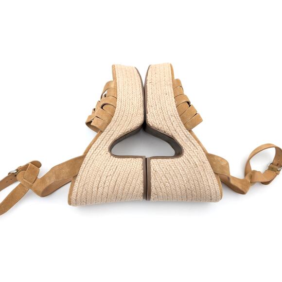 Marc Fisher Oaten Espadrille Platform Wedge Women's Sandals Natural Size US9.5M - Picture 12 of 13